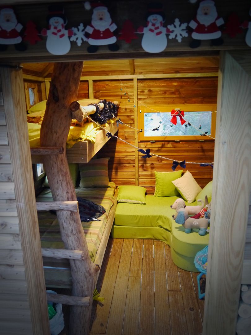 Une cabane a Aix en Provence, Cabaneo Cabaneo Nursery/kid’s room Wood Wood effect