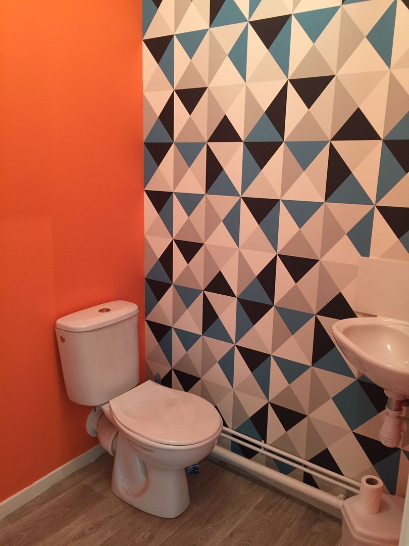 Agencement & Couleurs d'un appartement à Balma, Mint Design Mint Design Eclectic style bathroom