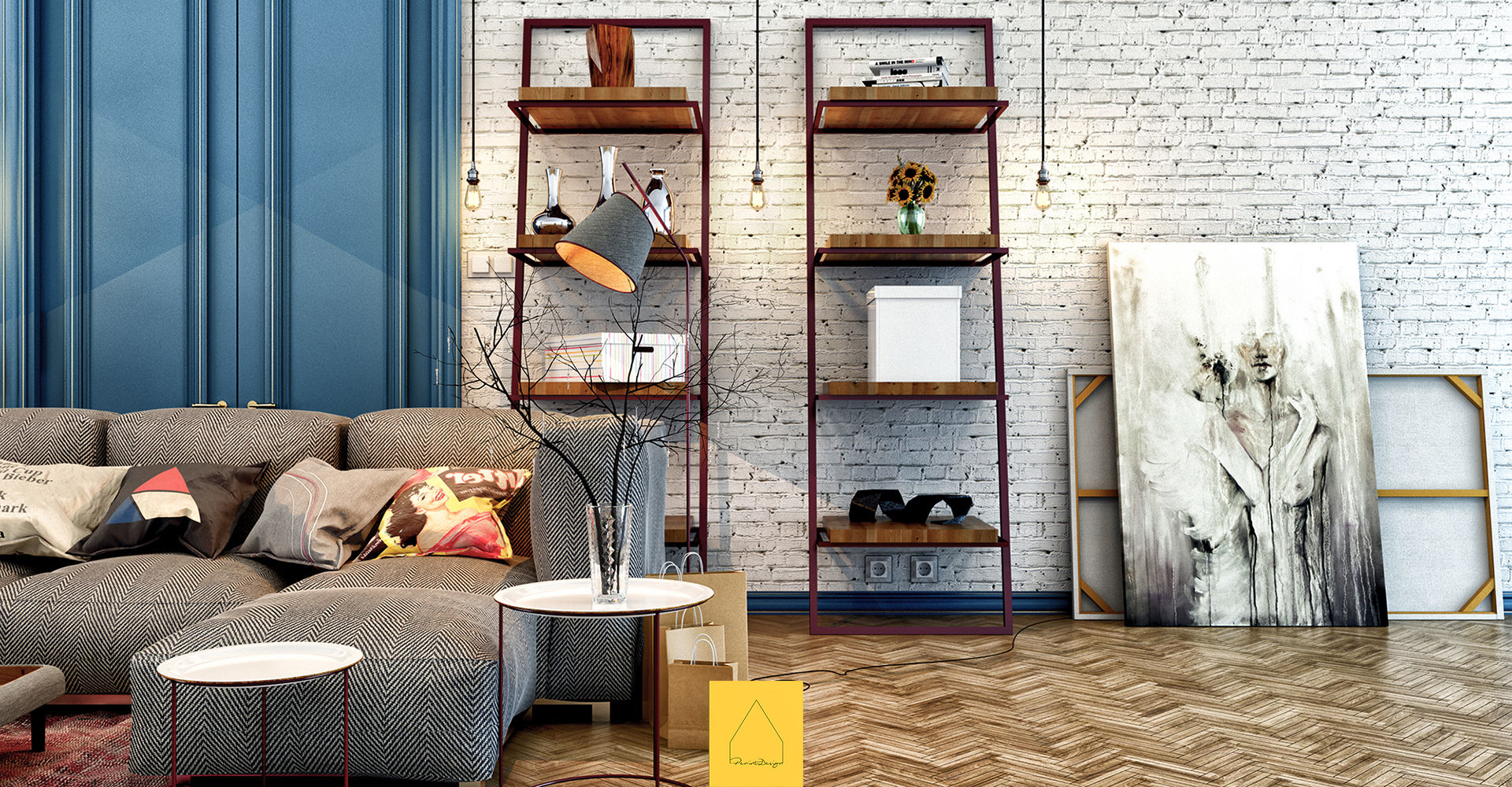 Living Room Penintdesign İç Mimarlık Modern Oturma Odası