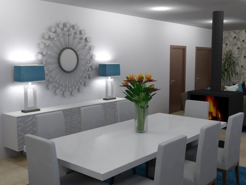 Ampliação de Habitação Unifamiliar, Palma Interiores Palma Interiores Sala da pranzo moderna