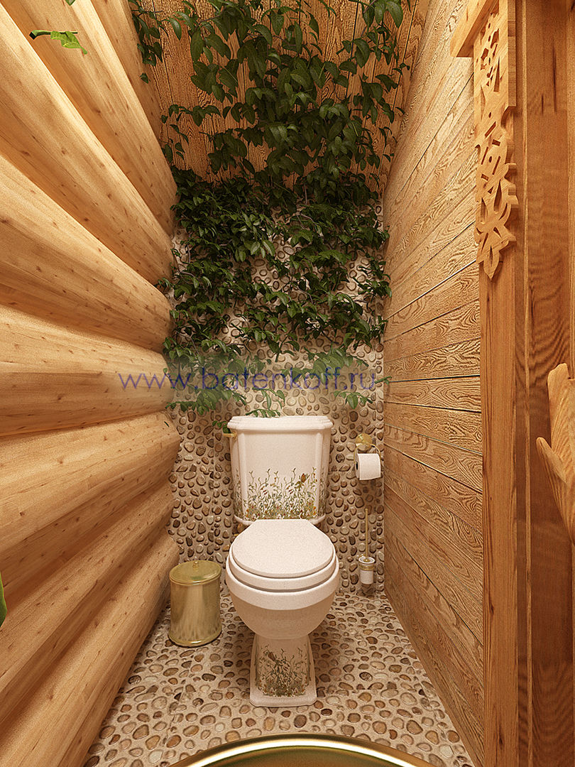 homify Baños rurales Piedra