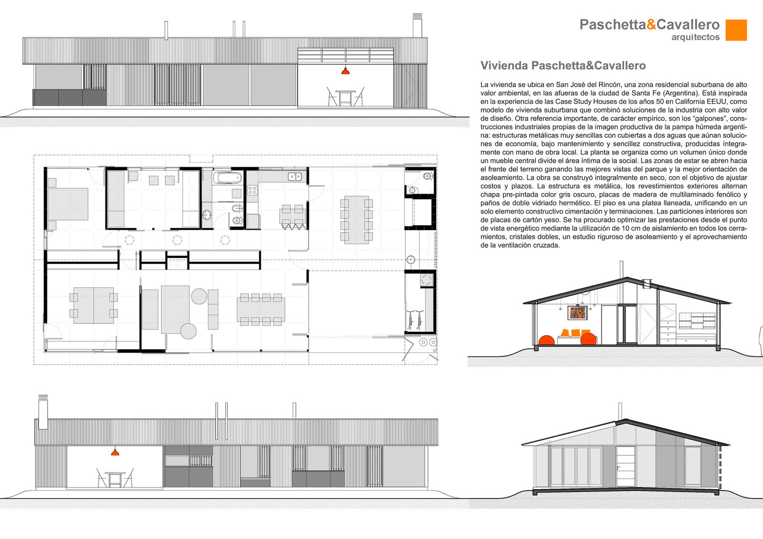 ​Vivienda Paschetta&Cavallero, Paschetta&Cavallero Arquitectos Paschetta&Cavallero Arquitectos บ้านและที่อยู่อาศัย