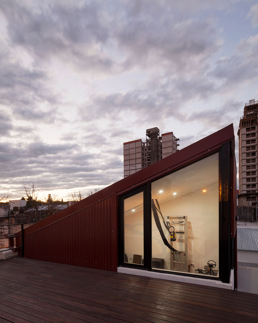 Minigimnasio Paschetta&Cavallero Arquitectos Gimnasios domésticos de estilo industrial