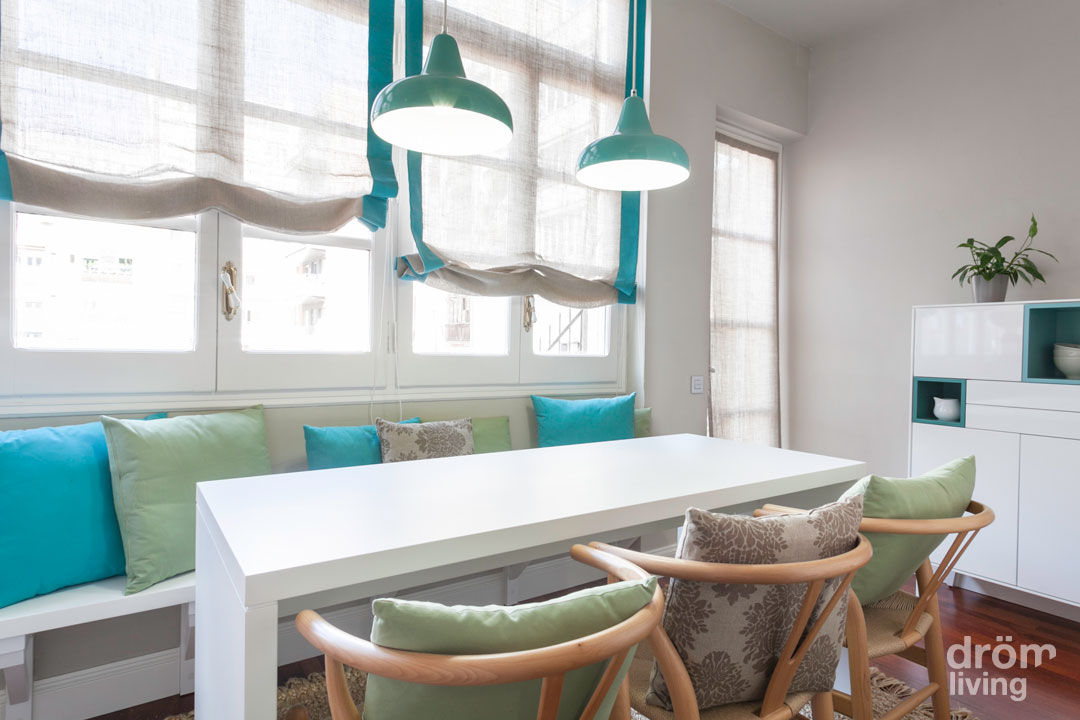 Piso modernista en Barcelona, Dröm Living Dröm Living Minimalist dining room