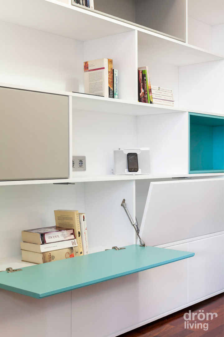 Piso modernista en Barcelona, Dröm Living Dröm Living Minimalistische woonkamers