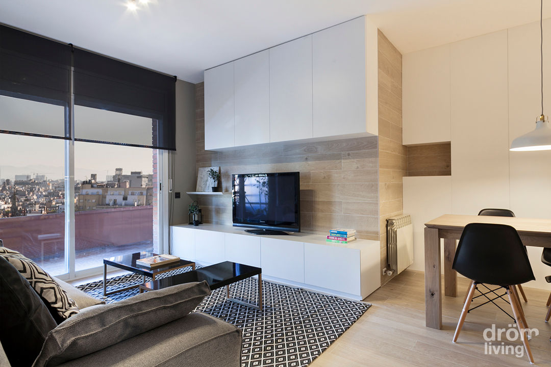 Hogar familiar en Badalona, Dröm Living Dröm Living Livings de estilo clásico