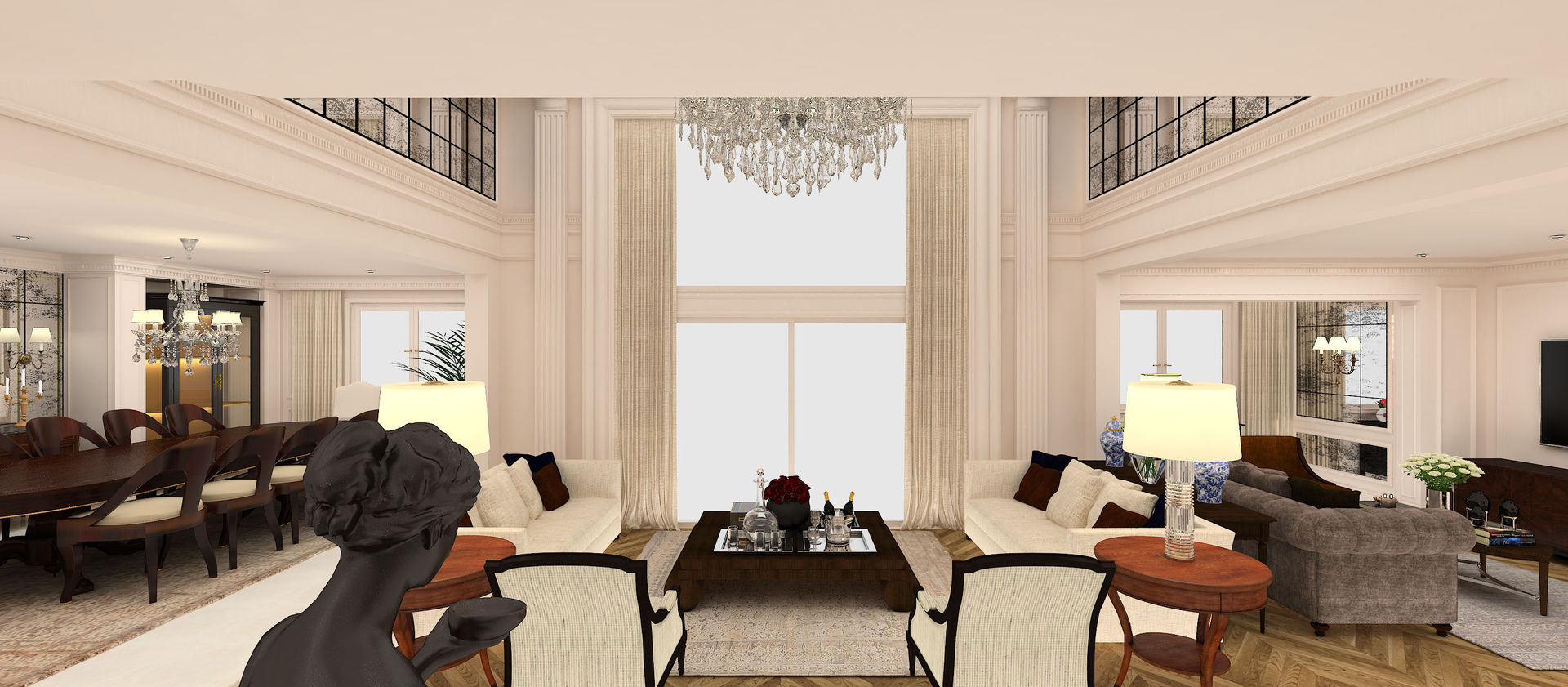 A.G. Evi, Kerim Çarmıklı İç Mimarlık Kerim Çarmıklı İç Mimarlık Classic style living room