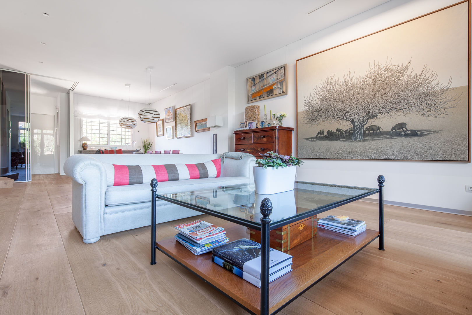 CHALET CONDE ORGAZ, Tarimas de Autor Tarimas de Autor Colonial style living room Wood Wood effect