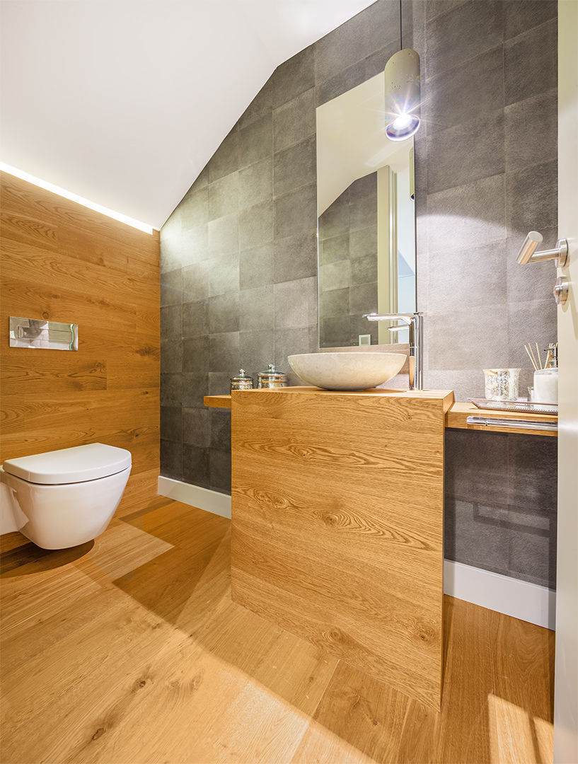 CHALET VALDEMARIN, Tarimas de Autor Tarimas de Autor Modern bathroom Wood Wood effect