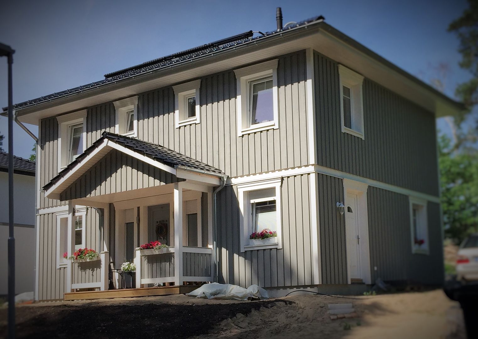 Gemütliche Stadtvilla mit Country-Charme, miacasa miacasa Casas de estilo rural Madera Acabado en madera