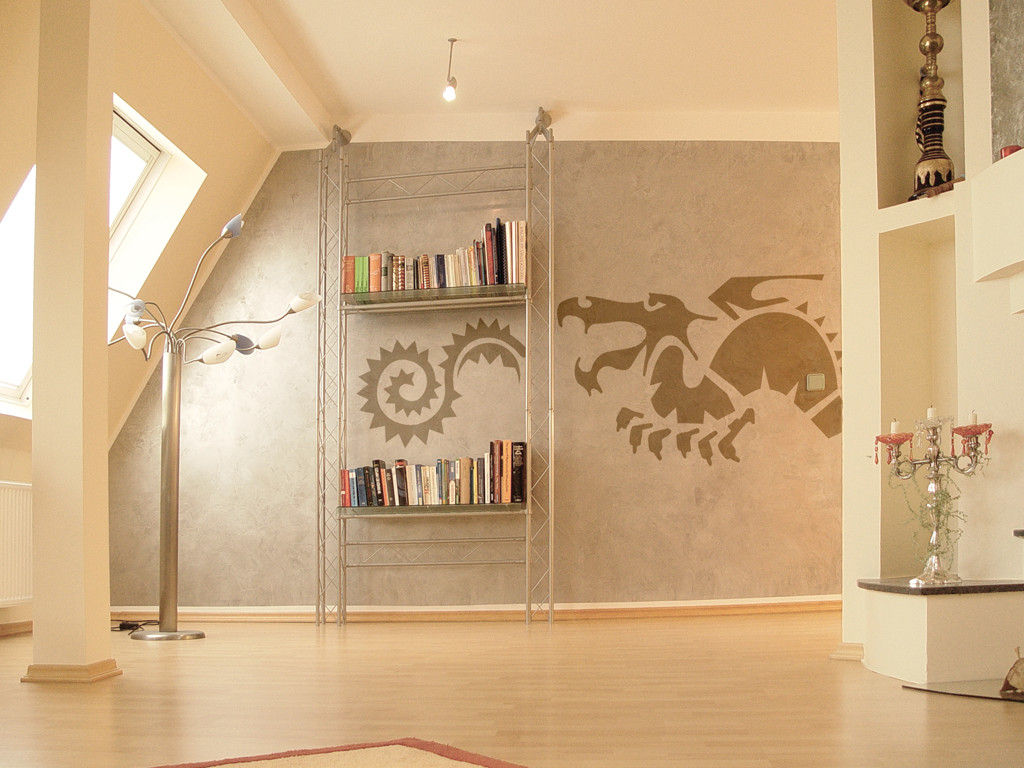 Galerie Wandschablonen von Schablono, ab-design GmbH ab-design GmbH Asian style walls & floors