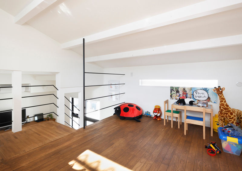 阿倍野の長屋〈renovation〉－5段の距離がいい－, 一級建築士事務所アトリエｍ 一級建築士事務所アトリエｍ ห้องนอนเด็ก ไม้ Wood effect