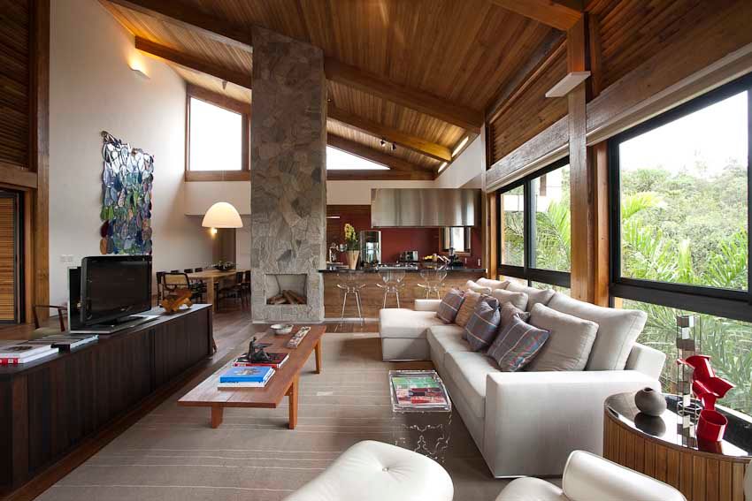 Mountain House, David Guerra Arquitetura e Interiores David Guerra Arquitetura e Interiores Rustic style house