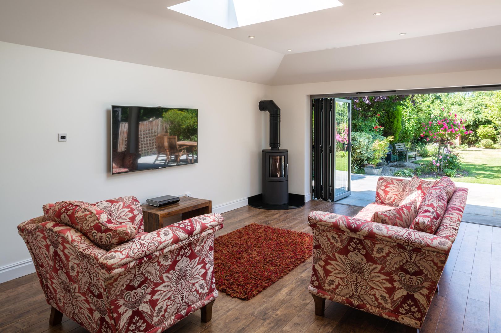 Surrey House, Frost Architects Ltd Frost Architects Ltd Living room