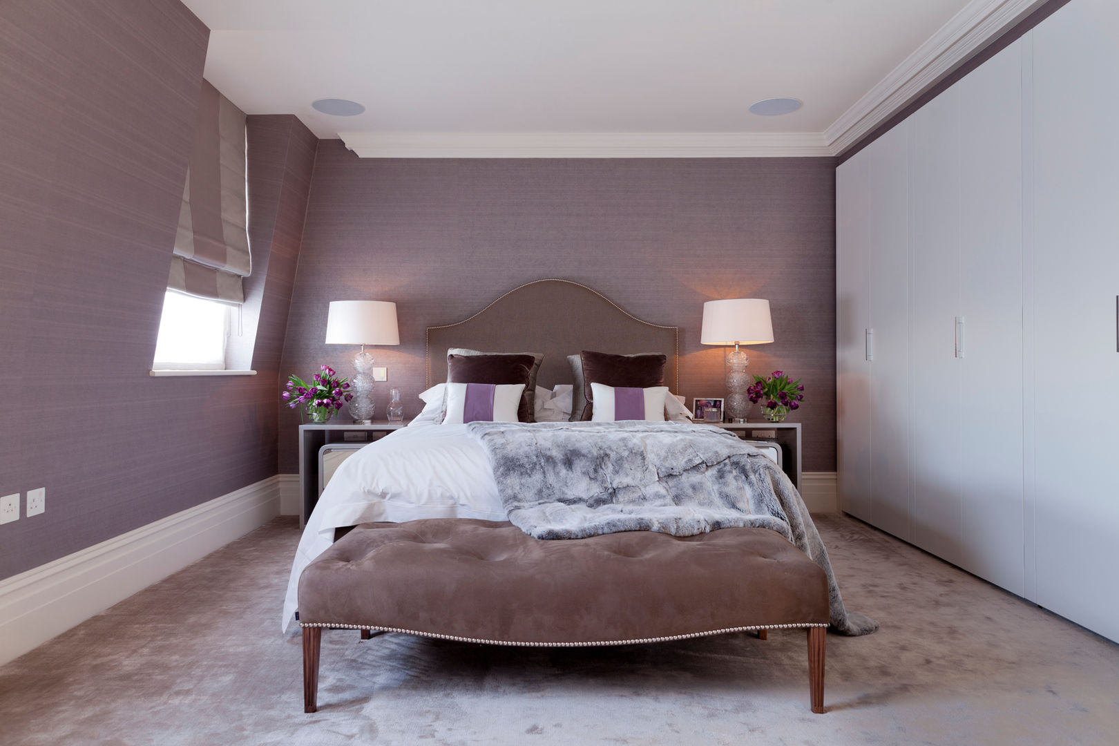 Lancasters Show Apartments - Bedroom LINLEY London Modern style bedroom