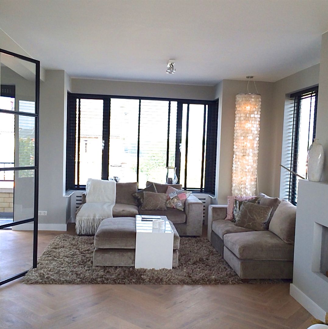 Appartement Kijkduin, Daniela Cupello Studio Daniela Cupello Studio ห้องนั่งเล่น