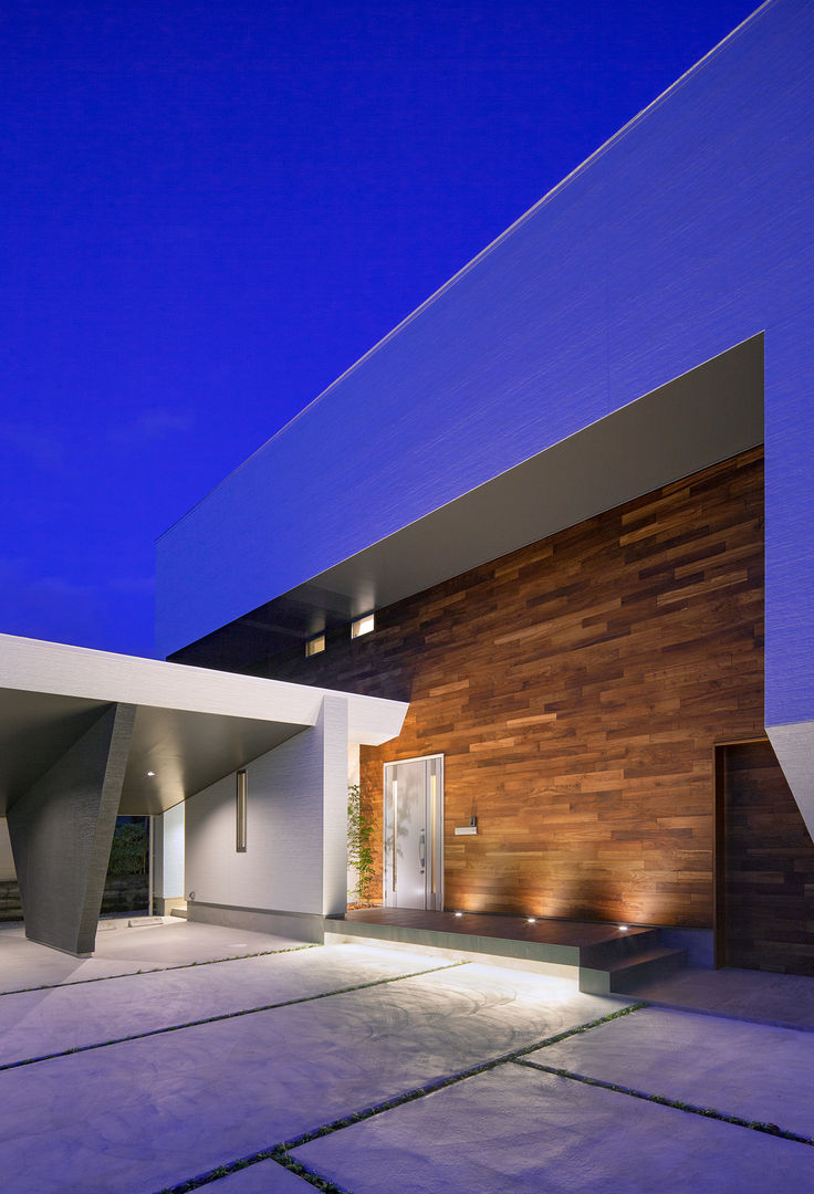 I3-house「丘の上にある造形」, Architect Show Co.,Ltd Architect Show Co.,Ltd บ้านและที่อยู่อาศัย