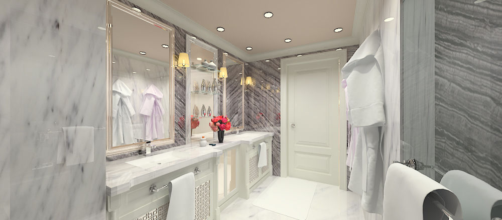 F.G. EVİ, Kerim Çarmıklı İç Mimarlık Kerim Çarmıklı İç Mimarlık Modern Bathroom