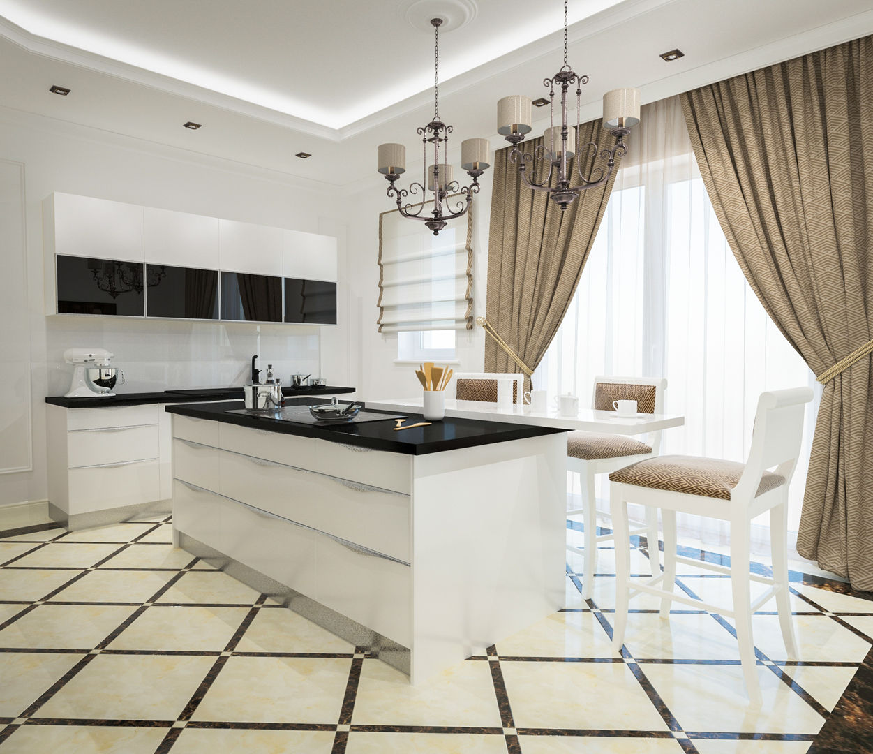 Family House, Insight Vision GmbH Insight Vision GmbH Cucina in stile classico