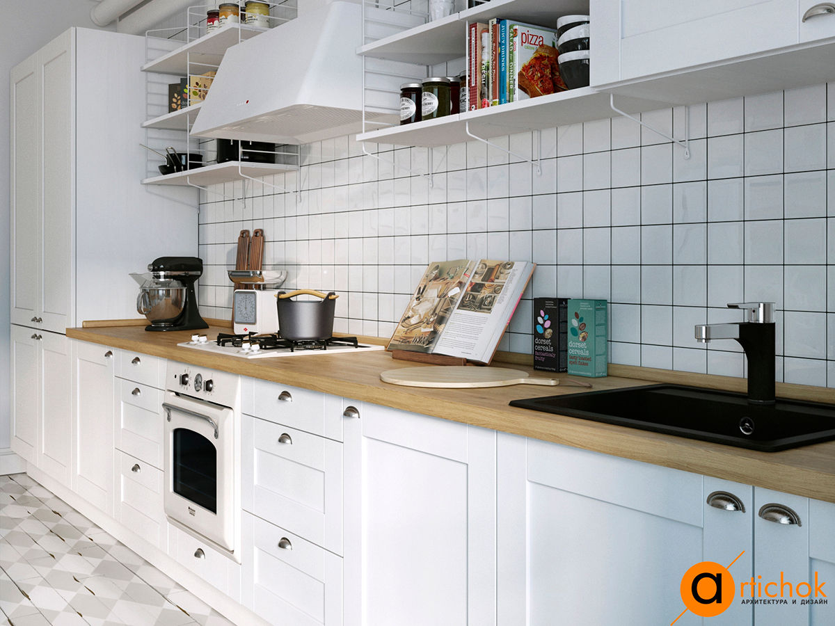 Скандинавское кружево, Artichok Design Artichok Design Scandinavian style kitchen