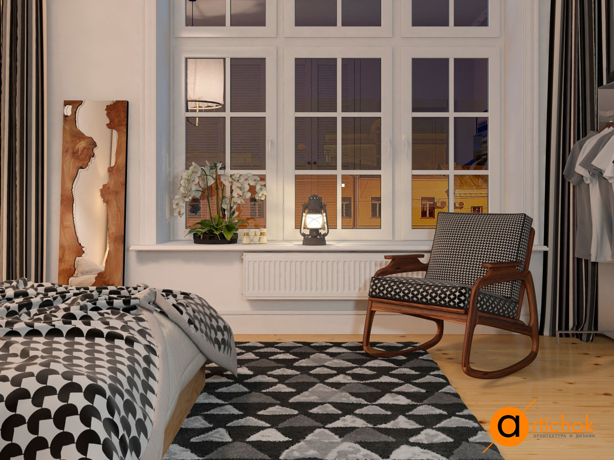 Скандинавское кружево, Artichok Design Artichok Design Scandinavian style bedroom