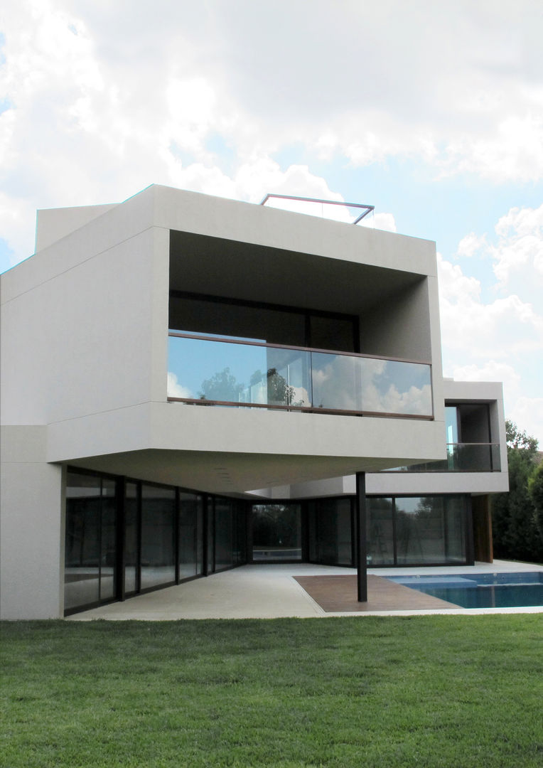 CASA EN TIGRE, FILM OBRAS DE ARQUITECTURA FILM OBRAS DE ARQUITECTURA منازل أسمنت