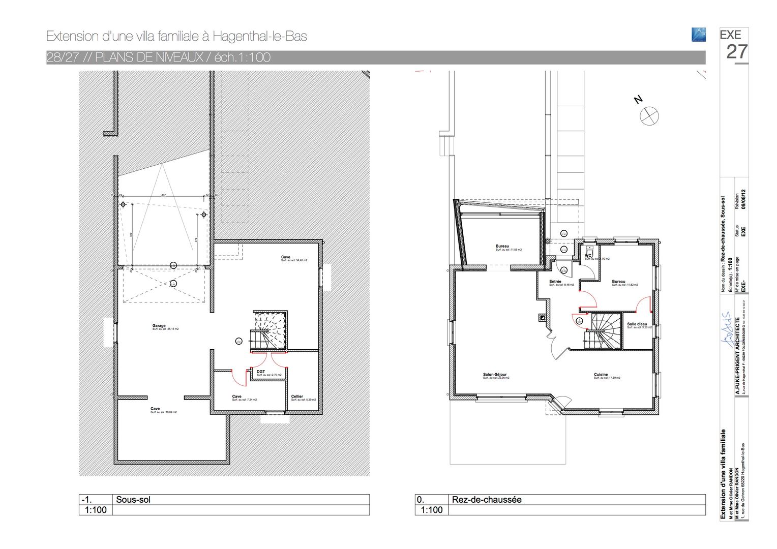 حديث تنفيذ A.FUKE-PRIGENT ARCHITECTE, حداثي