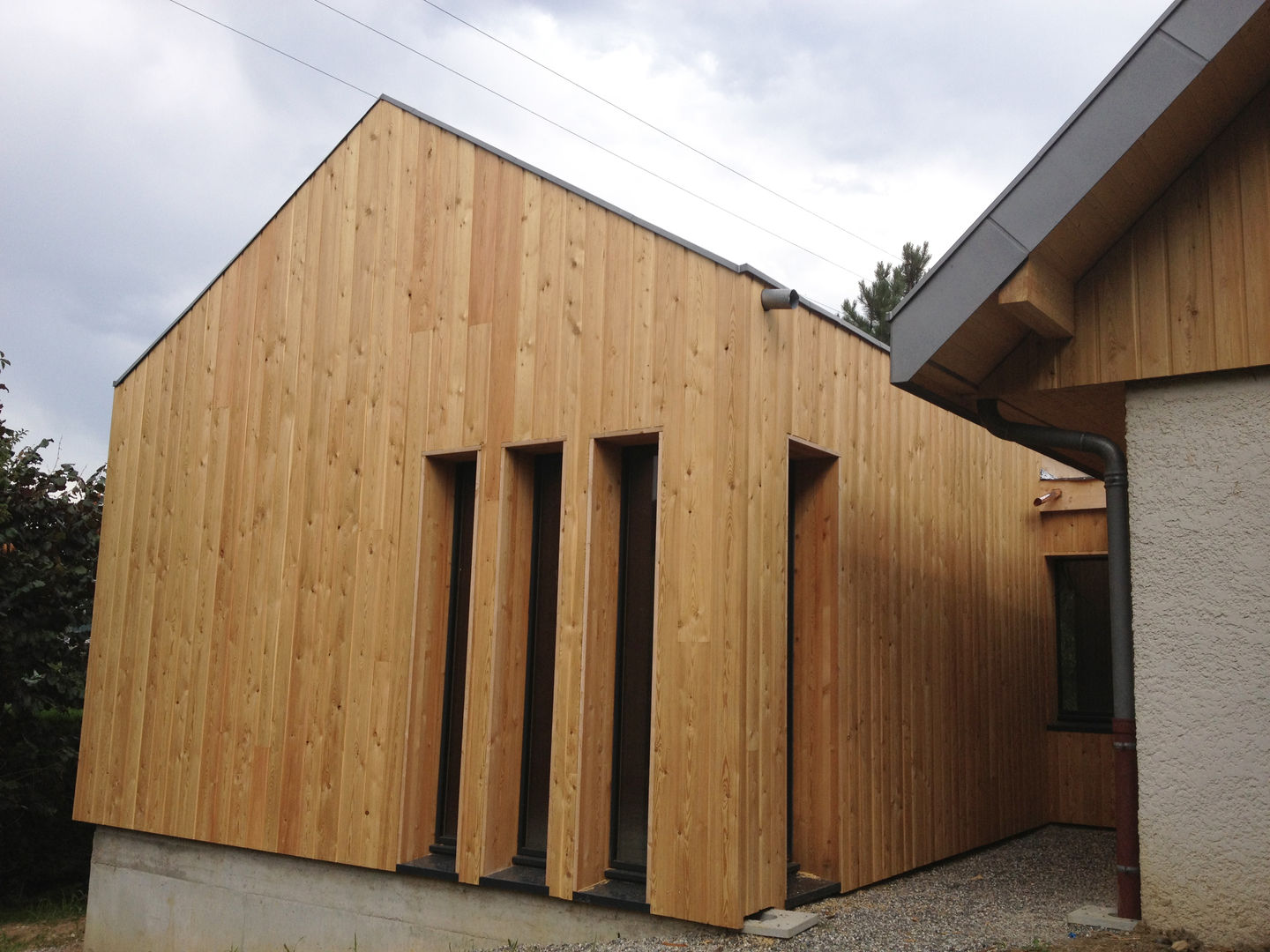 Extension Maison FP, FAVRE LIBES Architectes FAVRE LIBES Architectes Modern home Wood Wood effect