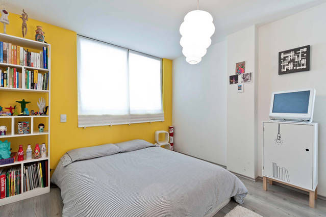 Recamara Amarilla Franko & Co. Franko & Co. Dormitorios de estilo moderno