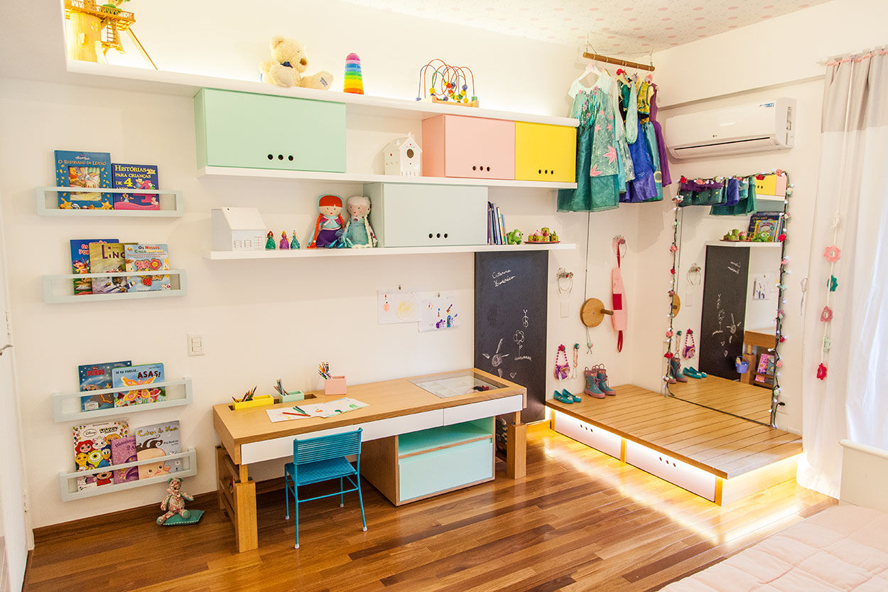 Quarto da Catarina, Hana Lerner Arquitetura Hana Lerner Arquitetura Nursery/kid’s room