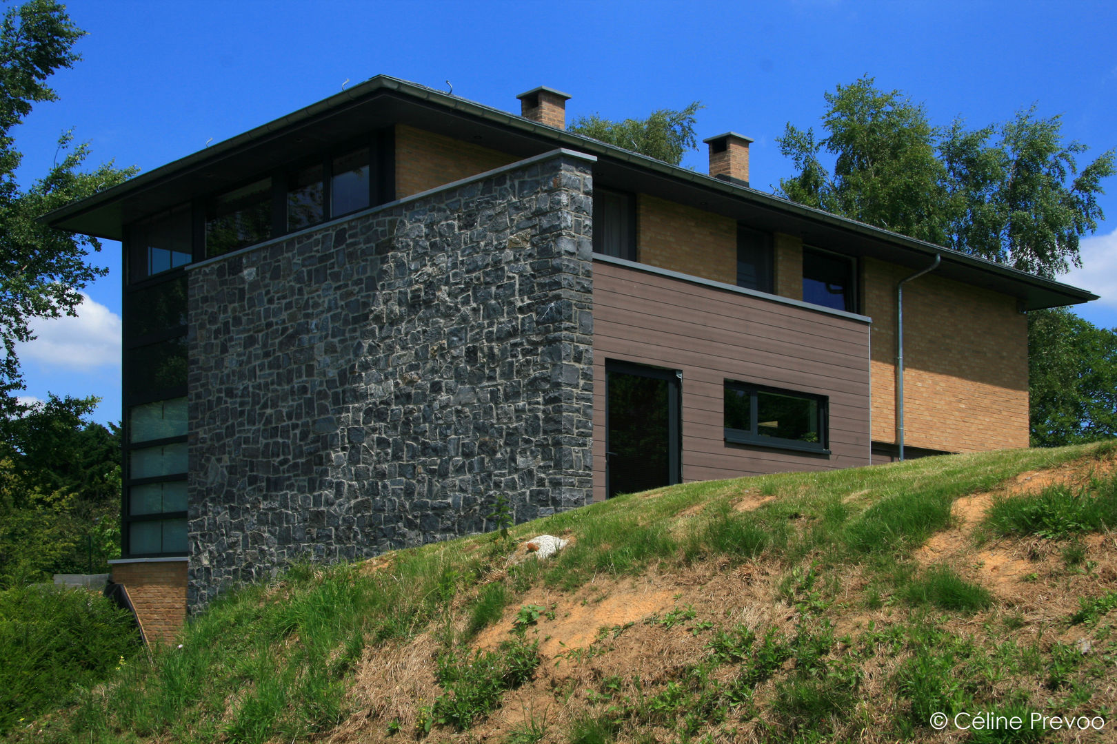 Nouvelle habitation à Marchovelette, DELTA Architects Belgique DELTA Architects Belgique Maisons modernes