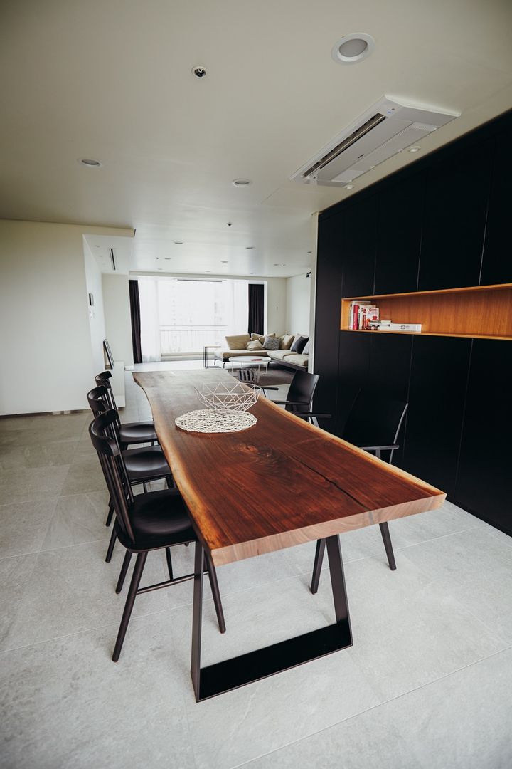 분당구 수내동 아파트 (before& after) , 샐러드보울 디자인 스튜디오 샐러드보울 디자인 스튜디오 Modern dining room