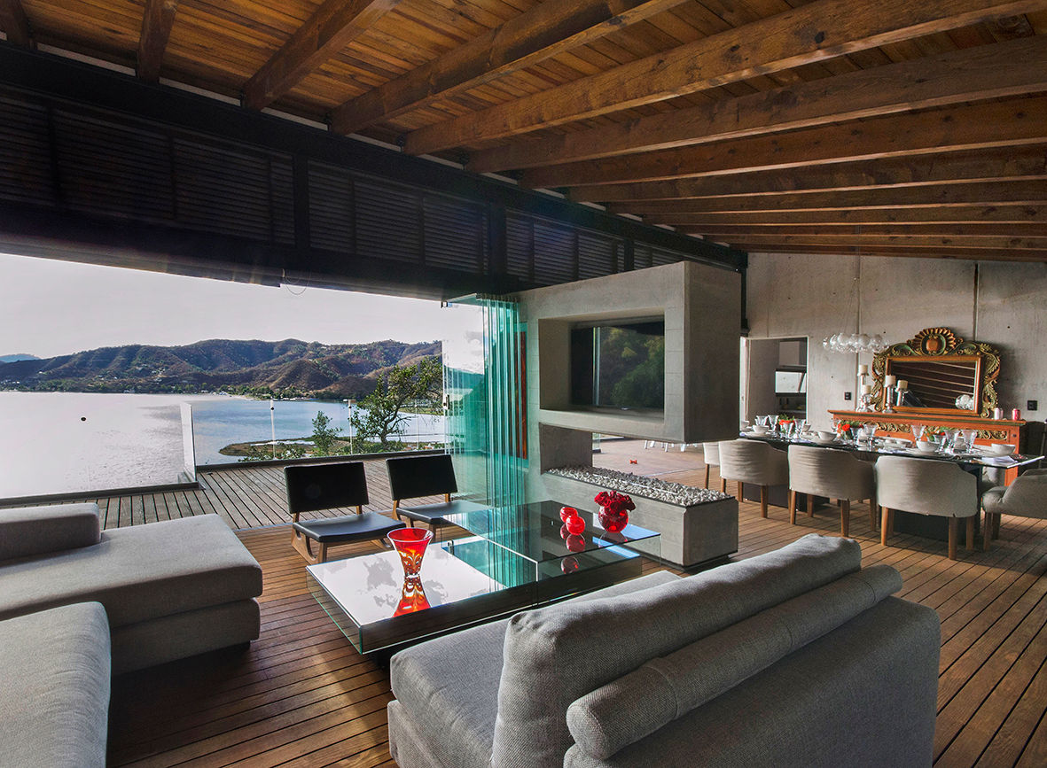 CASA RR, BURO ARQUITECTURA BURO ARQUITECTURA Minimalistische Wohnzimmer