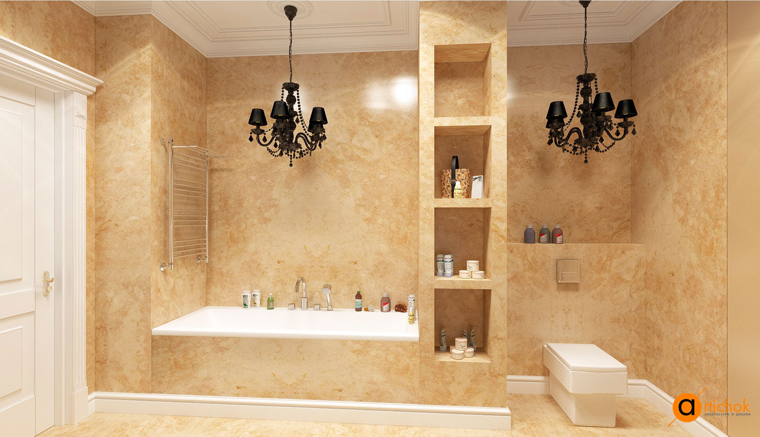 Экстравагантная античность, Artichok Design Artichok Design Bathroom