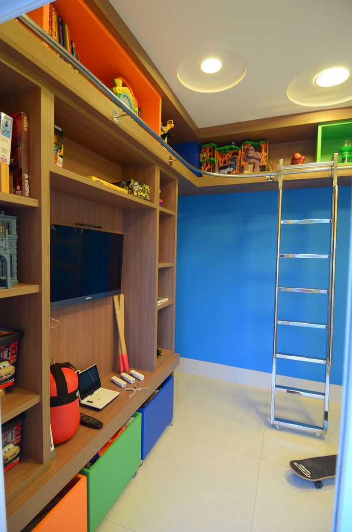 Brinquedoteca Cabral Arquitetura Ltda. Quarto infantil moderno