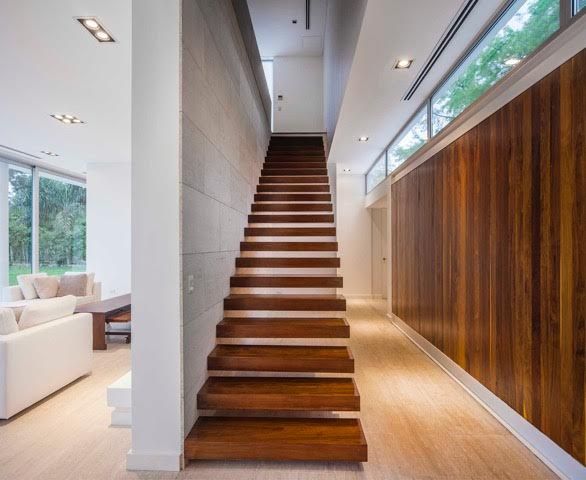 Casa Forte, Aulet & Yaregui Arquitectos Aulet & Yaregui Arquitectos Modern Corridor, Hallway and Staircase