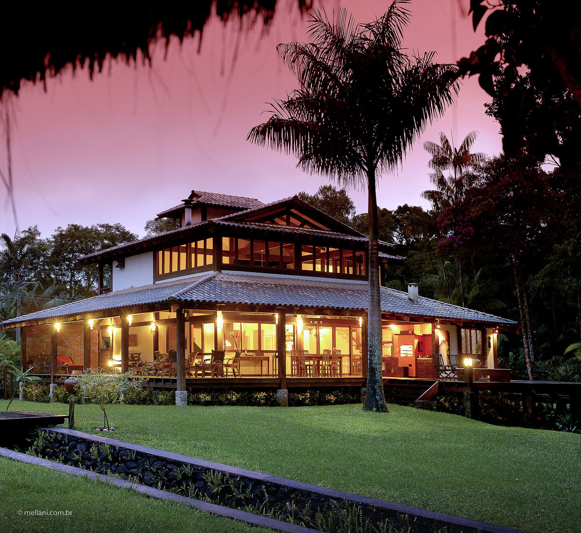 Casa da Praia, Mellani Fotografias Mellani Fotografias Casas tropicais