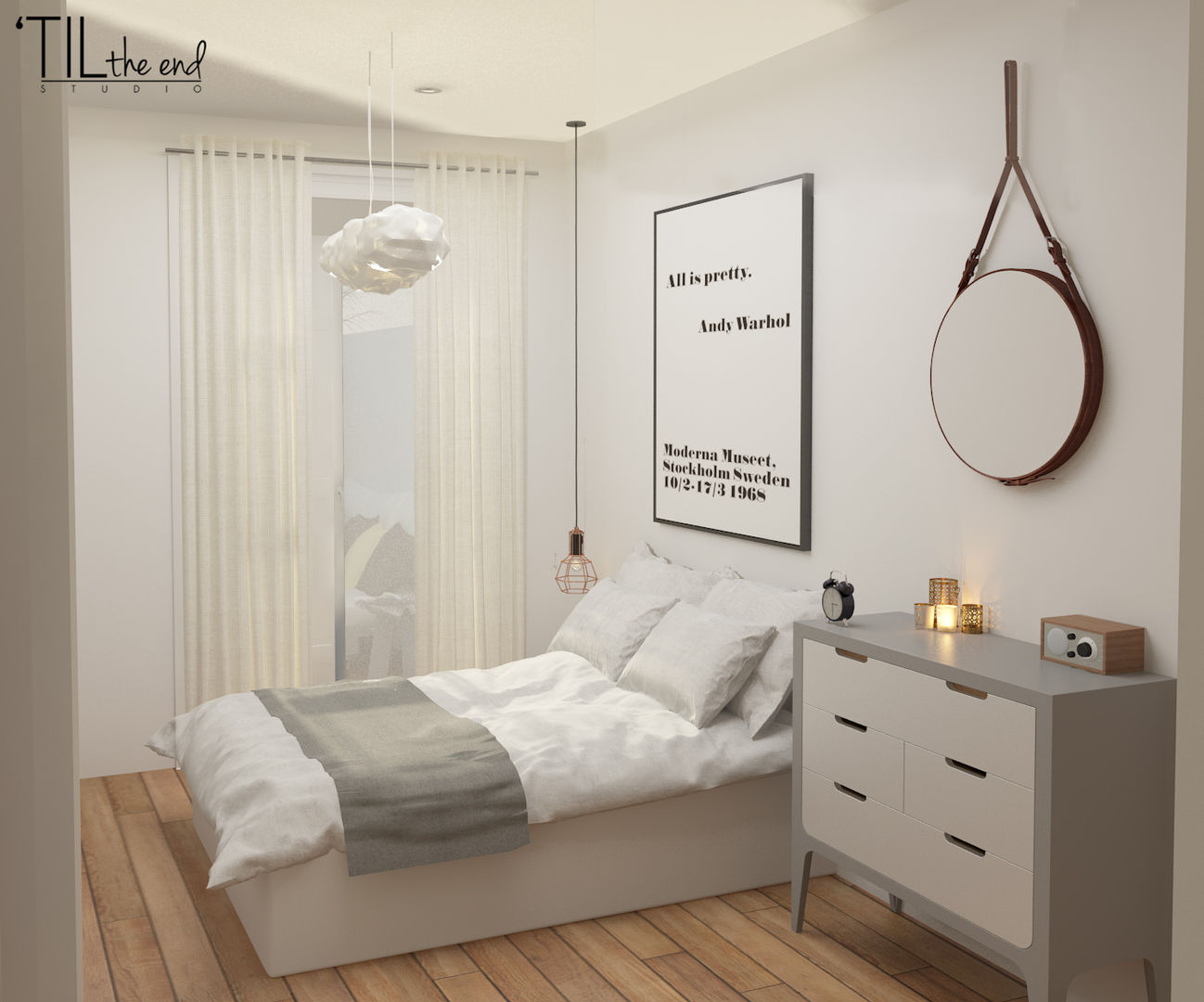 homify Dormitorios de estilo escandinavo Madera Acabado en madera