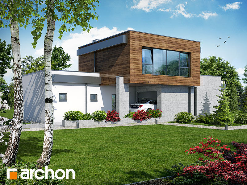 Projekt: Dom w borrago (G) homify projekty domów,projekt domu,ARCHON+,dom