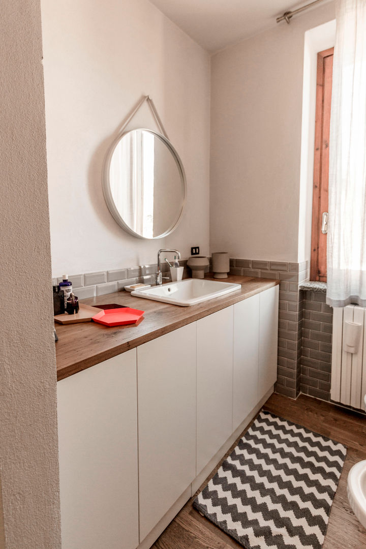 Appartamento Residenziale - Brianza 2014, Galleria del Vento Galleria del Vento Ванная комната в скандинавском стиле