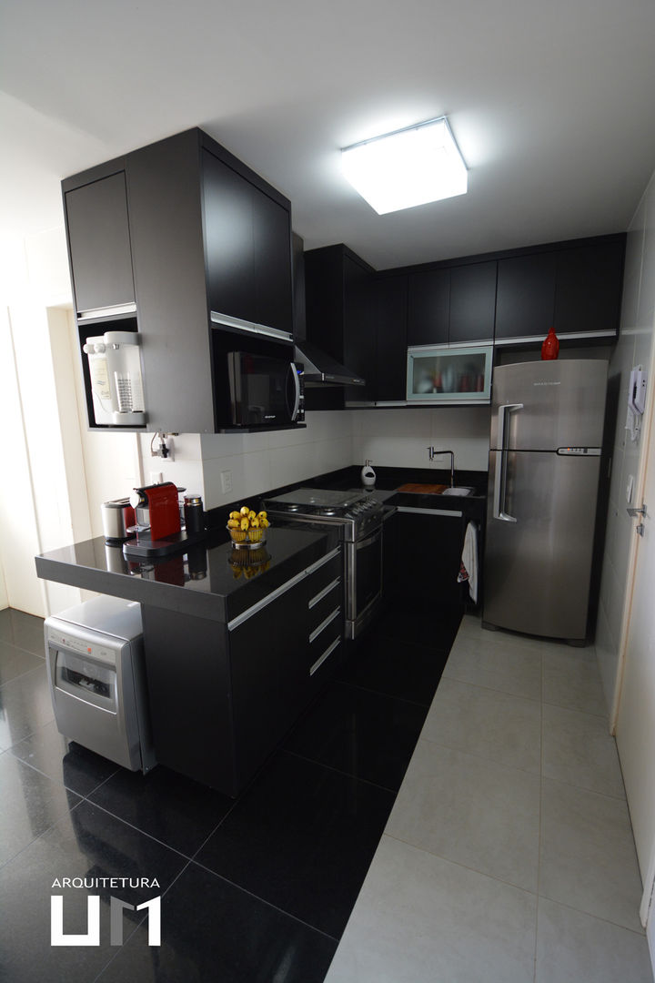 Apartamento DE, Arquitetura 1 Arquitetura 1 Cocinas de estilo minimalista