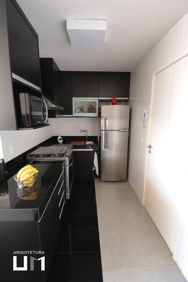 Apartamento DE, Arquitetura 1 Arquitetura 1 Cocinas minimalistas