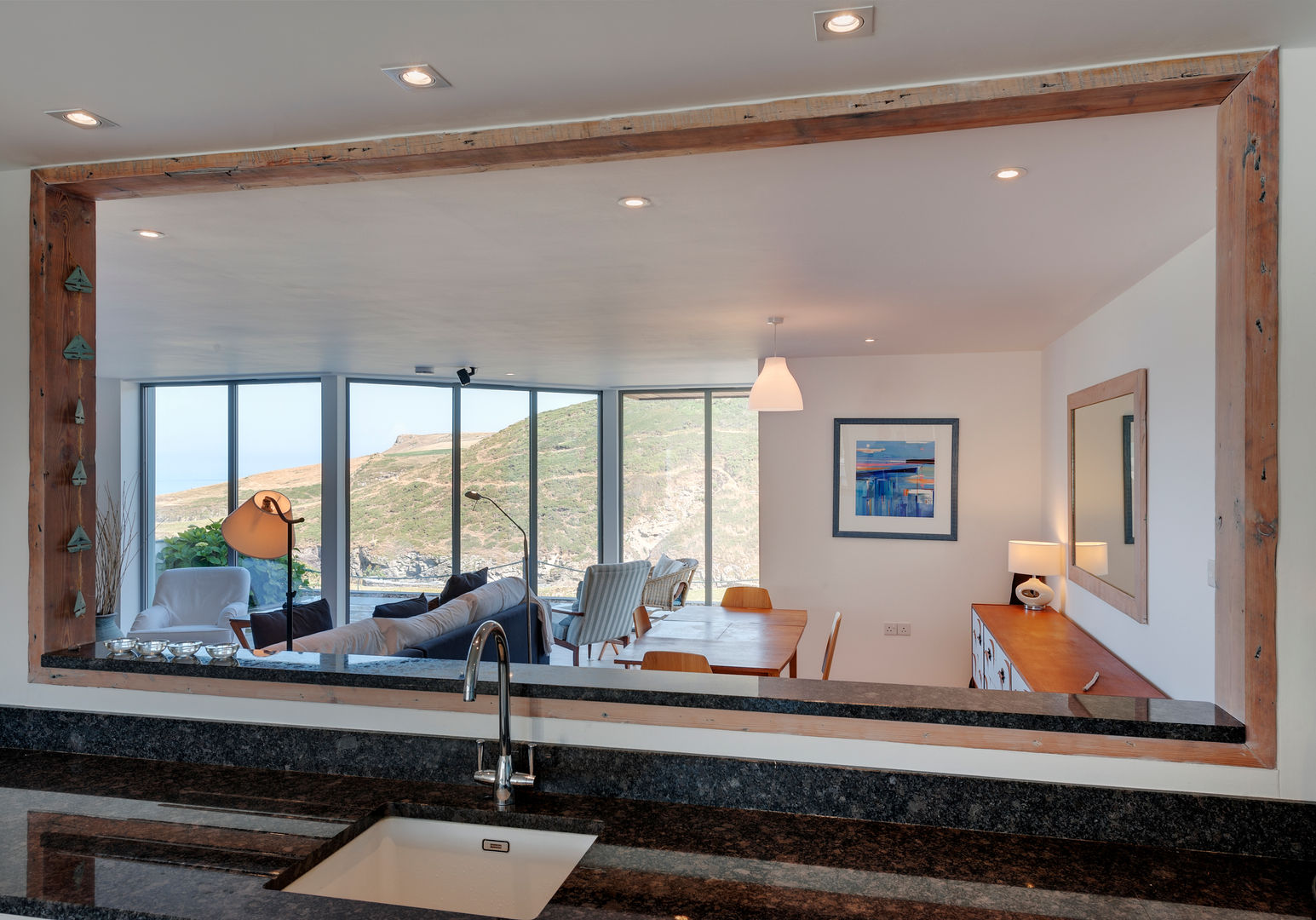 Rockside, Polzeath, Cornwall, Trewin Design Architects Trewin Design Architects Cucina moderna