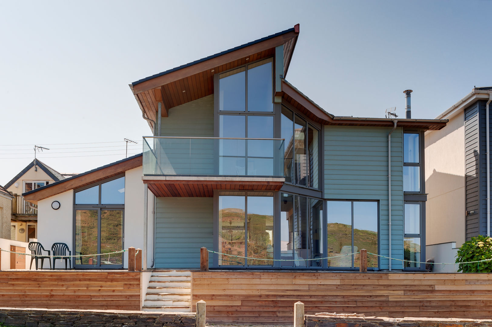 Rockside, Polzeath, Cornwall, Trewin Design Architects Trewin Design Architects Nowoczesne domy