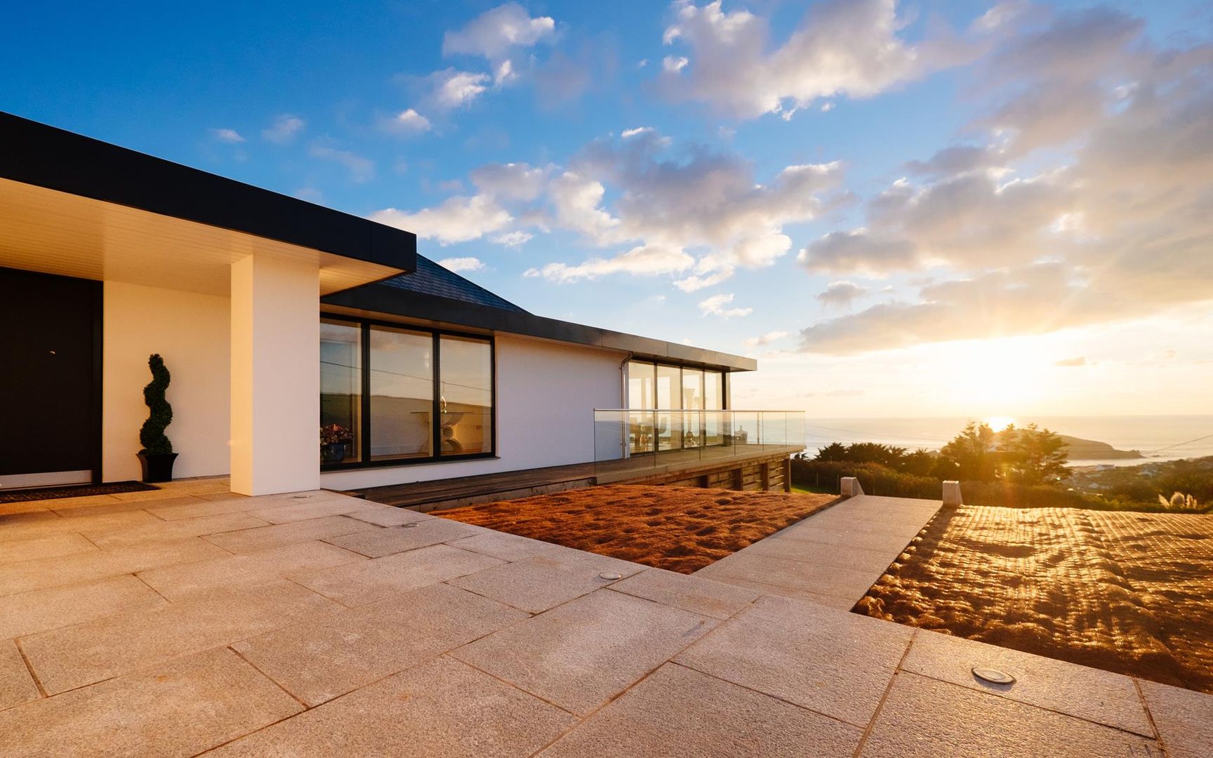 Parking and view point Perfect Stays Modern houses