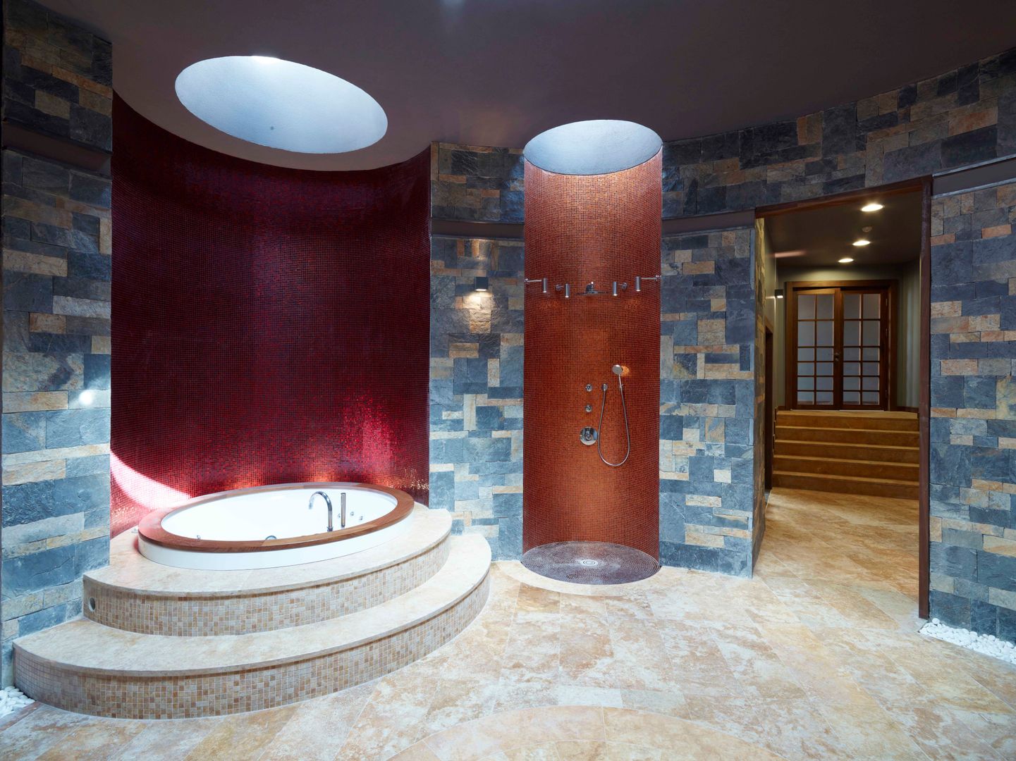 Çamlıca'da Villa, Pimodek Mimari Tasarım - Uygulama Pimodek Mimari Tasarım - Uygulama Kırsal Spa