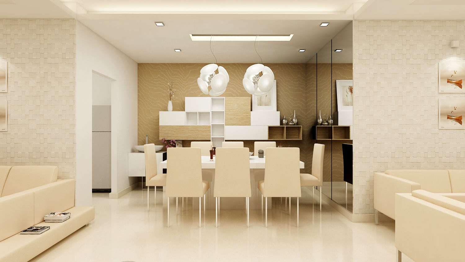 homify Modern dining room MDF