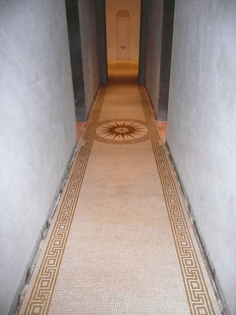 Mosaic floor, Mosaico3M Mosaico3M Classic style corridor, hallway and stairs