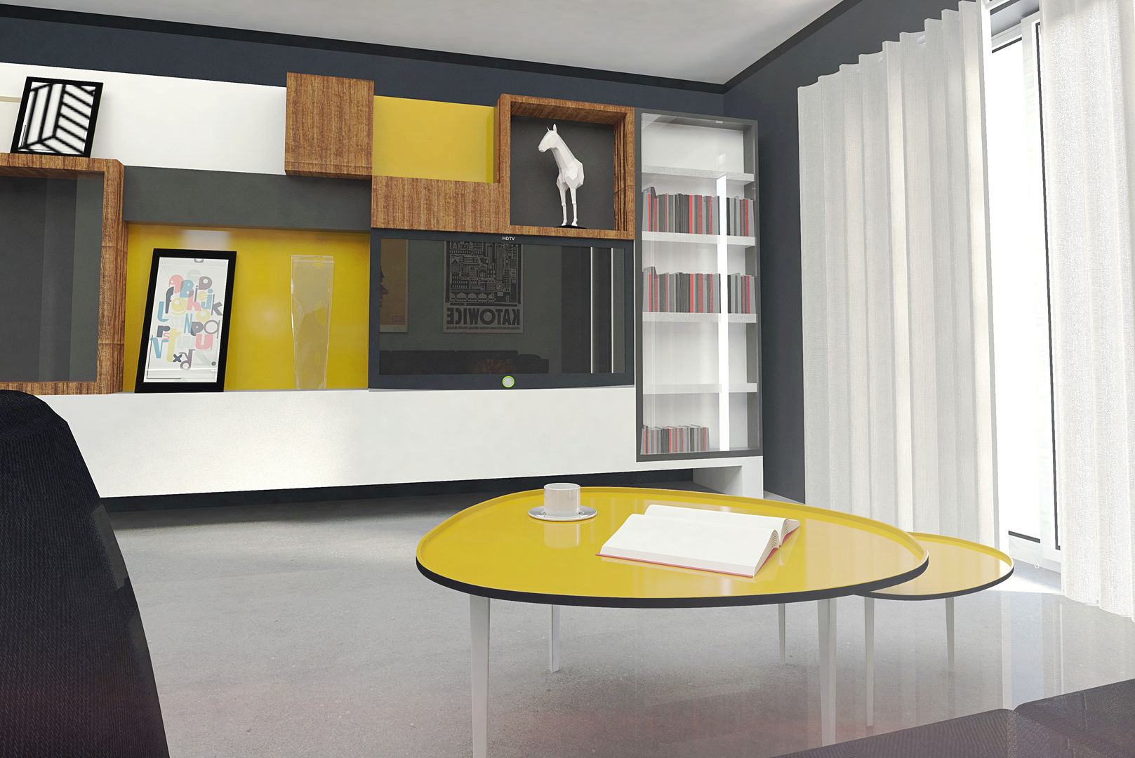 Retro mustard!, Arch/tecture Arch/tecture Living room