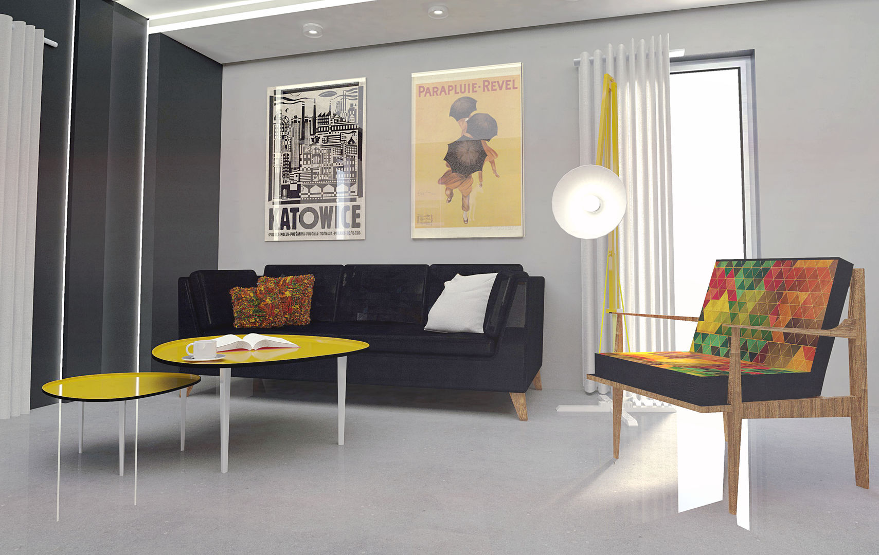 Retro mustard!, Arch/tecture Arch/tecture Living room